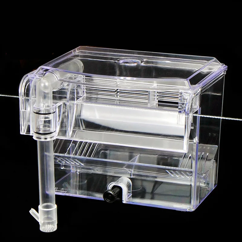 Aquarium Breeding Hatchery House Clear Fish Tank Incubator Aquarium Transparent Breeder Isolation Hanging Box Pump