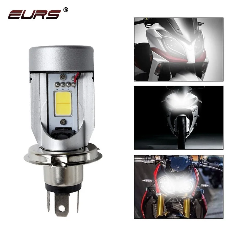 1PCS H4 Led Motorcycle Headlight Bulb White 20w H4 Led Moto Motorbike Headlamp Lights Moto Front Lamp Auto Scooter Light 6500k