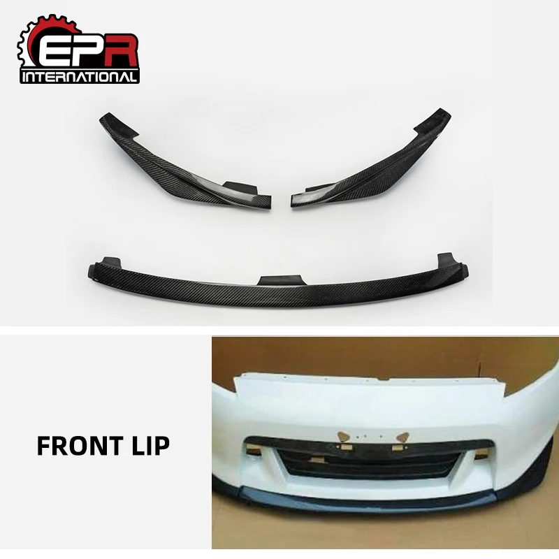 

For Nissan 370Z Z34 (2009-2012) Carbon Fiber Zenki Early Model JDM Front Lip (Pre-facelift) Body Kit Tuning Part For 370Z Racing