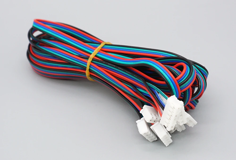5 teile/los 3D Drucker Teile Stepper Motor Kabel 1M/2M 2,54 4pin-XH 2,0 6pin für stepper Motor Kabel Stecker – Detail 6