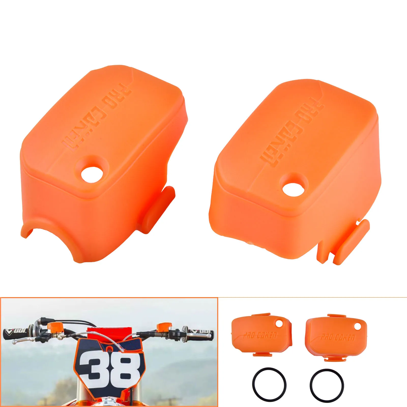 Motorcycle Plastic Master Cylinder Cover For KTM 125 250 300 350 400 450 500 EXC EXCFXC XCF XCW XCWF SX SXF Six Days 2006-2016