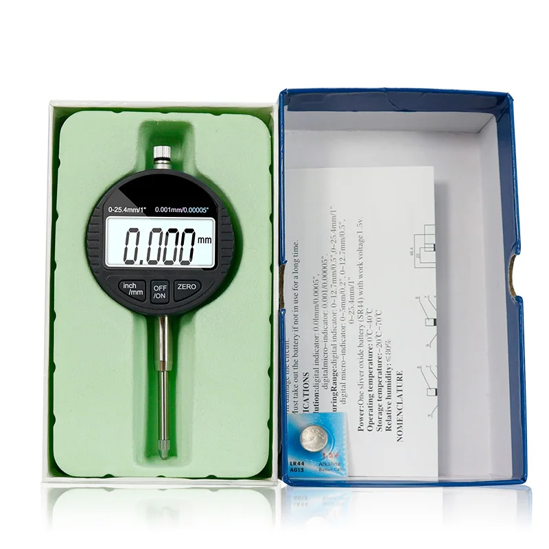 Digital Indicator 0-12.7mm/0-25.4mm 0.001mm 0.00005\