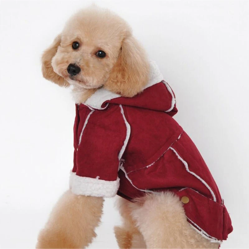 Pet Dog Jacket New Style Pet Jacket Cute Dog Winter Coat The Most Popular Dog Clothing 5 Size And 3 Color Supply