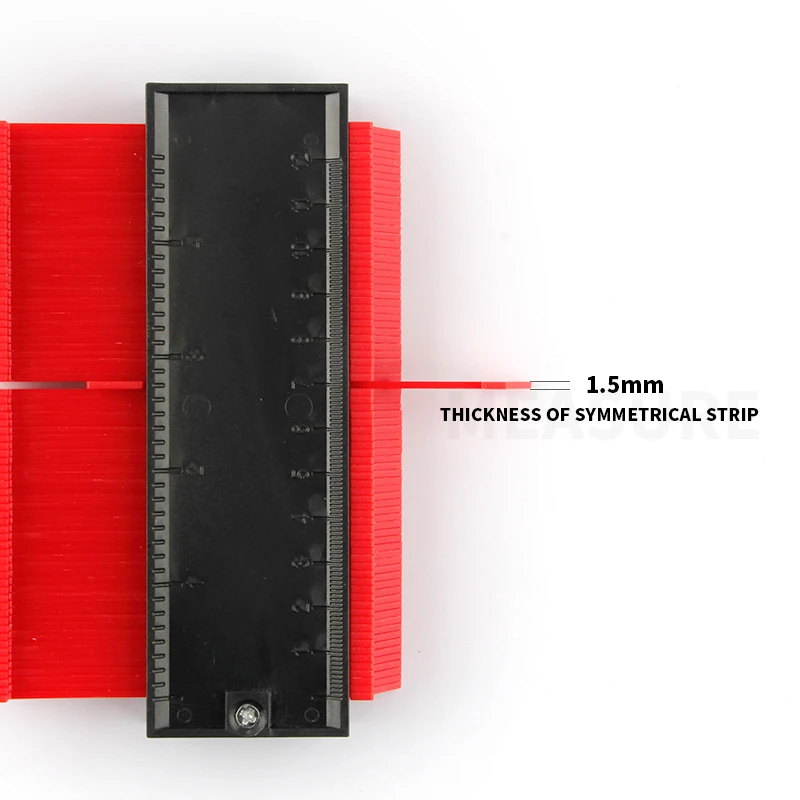 Locking Wider Contour Gauge 1Pcs Profile Tool Tiles Edge Shaping Wood Measure Ruler Laminate Wood Marking 5 6 10 20 Inch