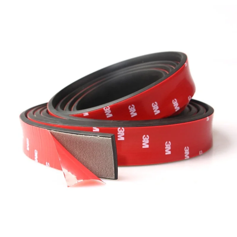 

1M Self-adhesive rubber Sealing strip Universal Car Glass Door Window Trim Weatherstrip Soundproof shockproof home Accessories