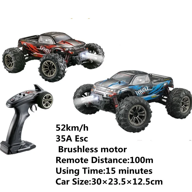 Обновленный 1:16 RC Drift бесщеточный автомобильный двигатель ESC 4WD 52 км/ч высокоскоростная Багги монстр грузовик анти-вибрация дрейф гоночная игрушка