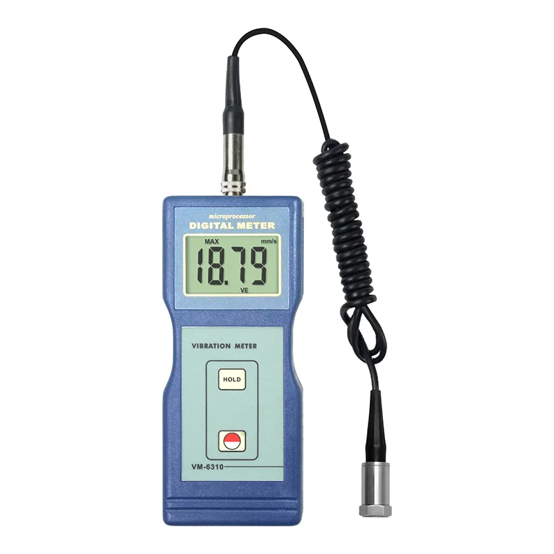 High Precision VM-6310 Vibration Meter Vibrometer True RMS Tester Gauge Range 0.01~199.9mm/s Vibration Analyzer