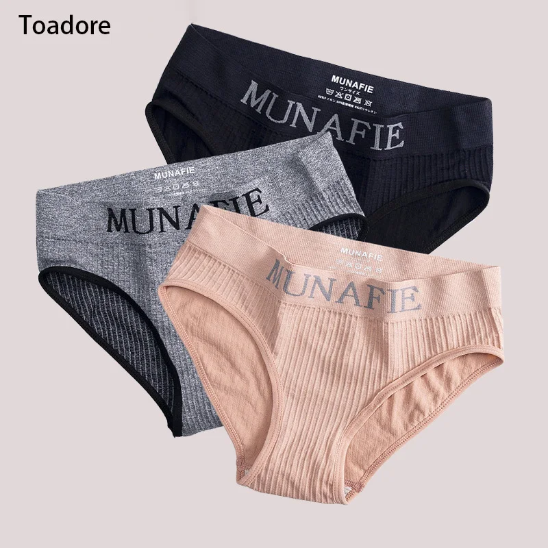 Women's Cotton Briefs Skin-Friendly Female Underwear Teen Girls Panties Woman Knickers Underpants Highly Elastic Bragas