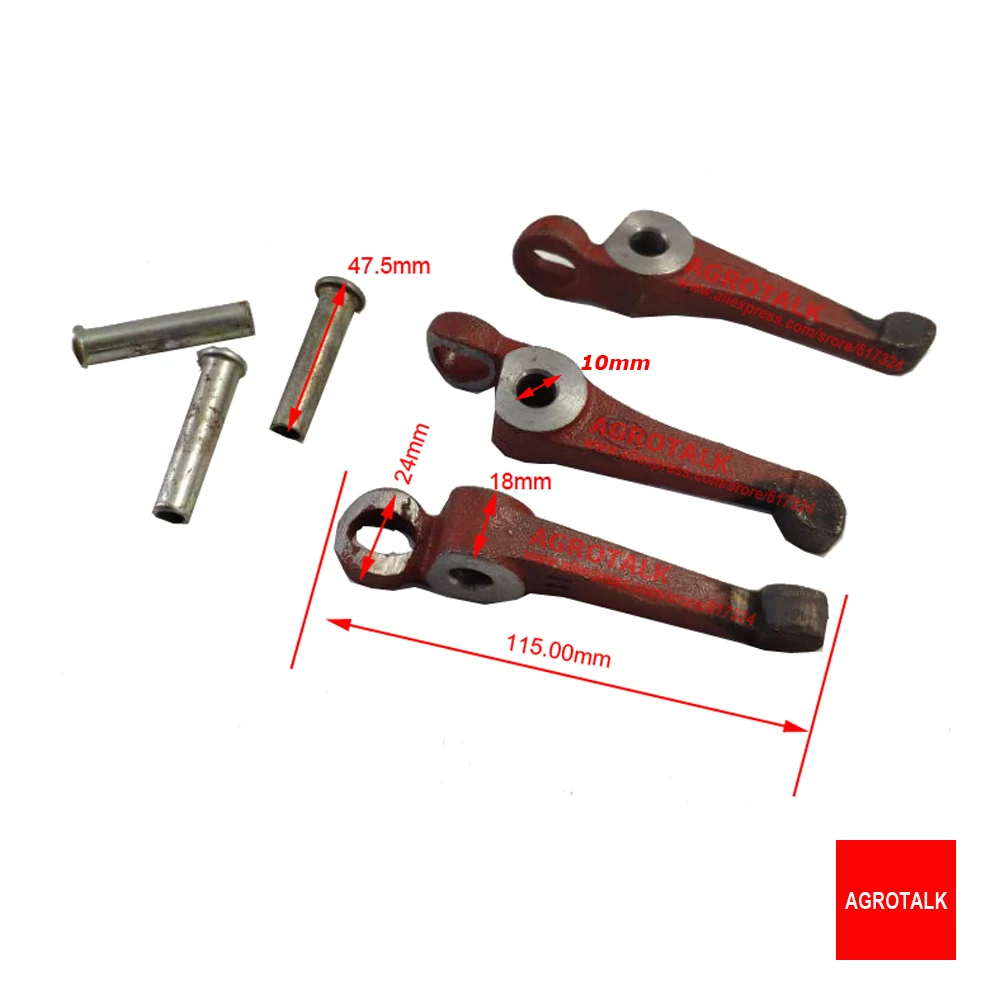 The release lever kit for Dongfeng DF404 series tractor, check the dimenssions when make the order, part number: