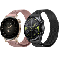 Magnetic Loop Strap For Huawei Watch GT Runner 46MM GT 3 2 42MM Smart Wristband Metal Bracelets For Honor Magic GS Pro 3 Correa