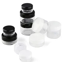 Boîte de maquillage en plastique pour cosmétiques, Pot de rangement pour Nail Art, conteneur transparent pour échantillon de Lotion, 2g 3g 5g 10g 15g 20g 30g, 10 pièces 2