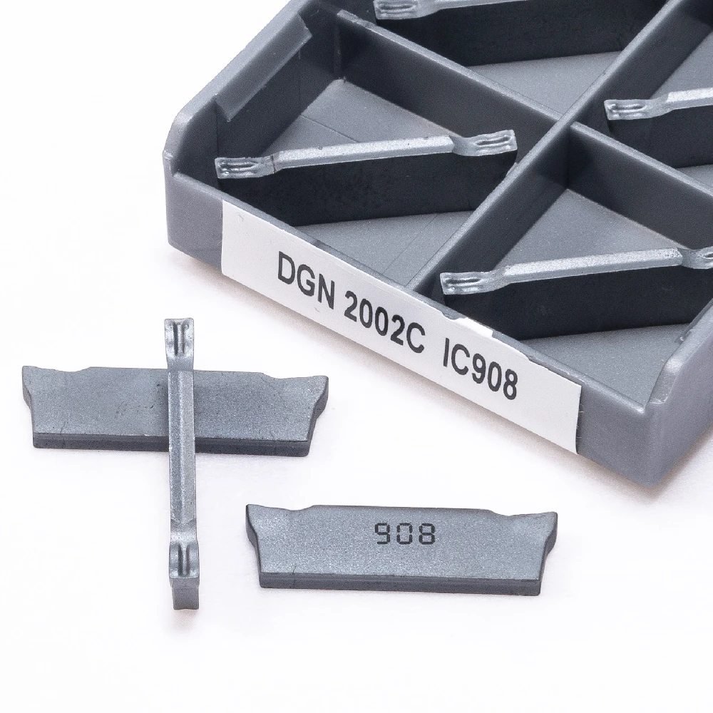 DGN 2002C IC908 New Original Inspected Carbide Inserts DGN 2002C external Turning Inserts Grooving cutter Tool 10Pcs+