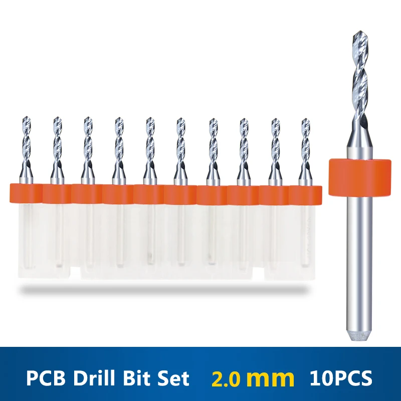 PCB 회로 기판 드릴 비트 건, 카바이드 드릴 비트, 드릴링 도구, 2.1-2.95mm, 1PC
