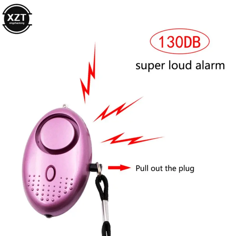 130db Protect Alert Personal Defense Siren Anti-attack Security for Children Girl Older Women Carrying Loud Panic Alarm New Hot