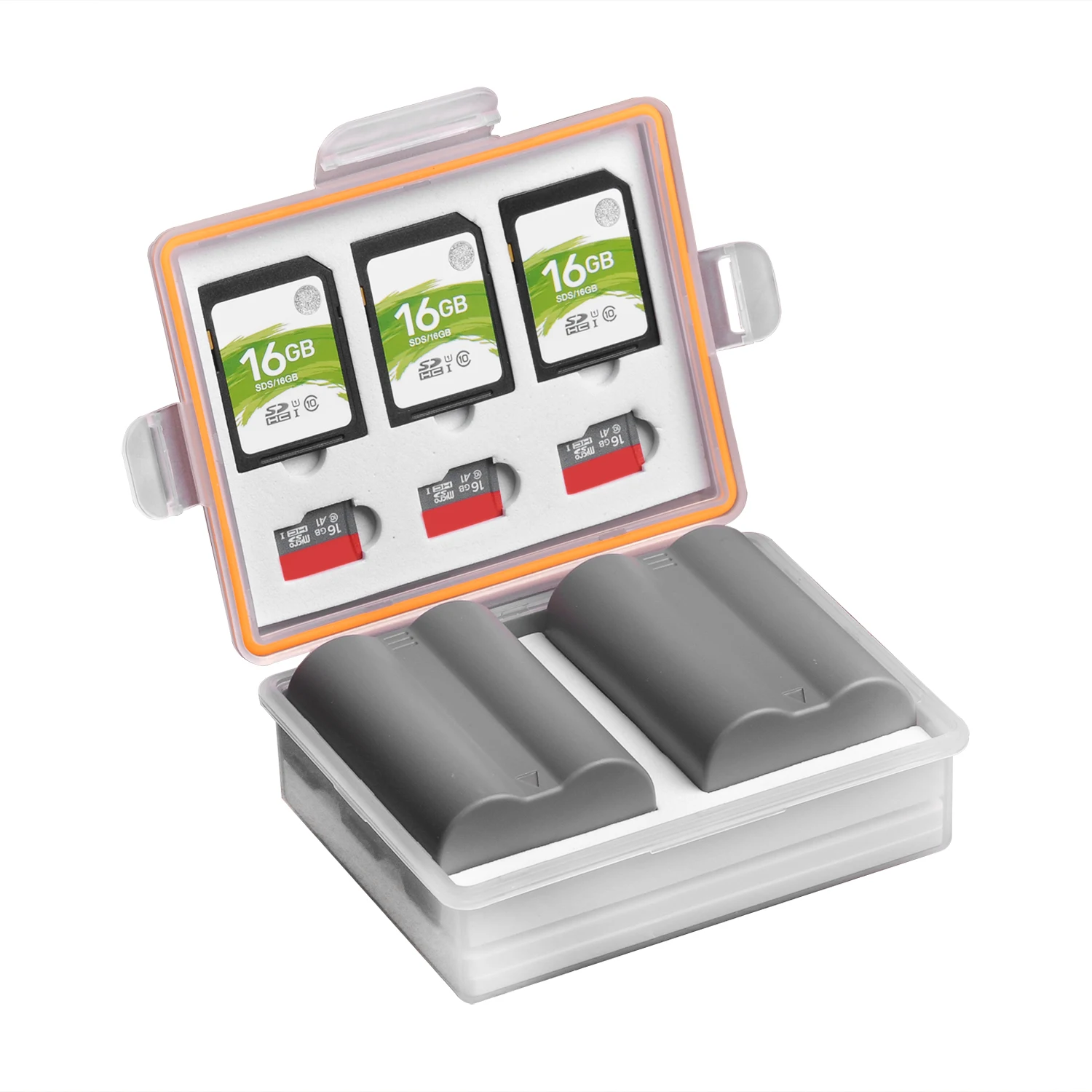 2Pcs 1900MAh EN-EL3E EN EL3e EN-EL3 Pin Với Hộp Lưu Trữ Miễn Phí Cho Nikon D300S D300 D100 D200 D700 d70S D80 D90 D50 L50