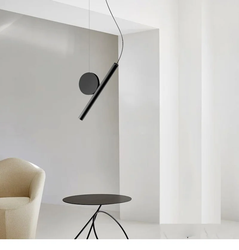Minimalist Nordic Zen creative pendant lamp bedroom bedside bar small pendant light