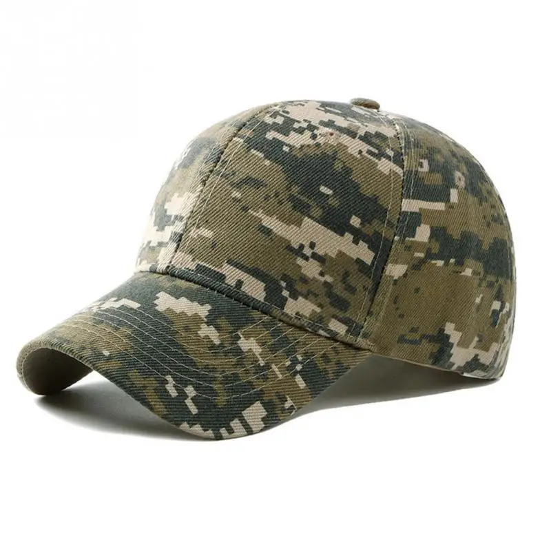 Men\'s Camouflage Baseball Cap For Men Fashion Summer Sunscreen Hat Women Polyester Hunting Camping Hiking Fishing Caps Gorras