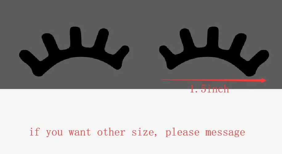 Cake decoration 1.5inch unicorn eyelash eye plastic mold cutter stamp Fondant plastic cutter Cake Mould tools fondant Baking image 3