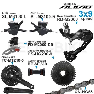 Shimano alivio shops groupset 2018