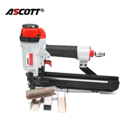 ASCOTT 16GA Medium Crown Stapler RP2638 Framing Nailer 19-38mm Width Code Nail Gun for Roofing Woodworking Pneumatic Tools