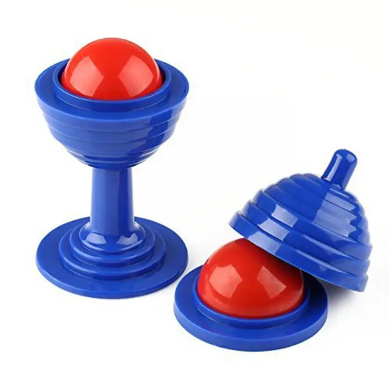 Classic 1 Set Trick Toy Ball And Vase Set Close Up Props Tricks Disappearing Vase Toy For Kids Gift Random colour