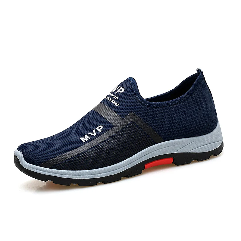 Mesh Sneakers Men Platform Sneakers Breathable Slip on Loafers Man 2021 Outdoor Comfortable Casual Walking Shoes Zapatos Hombre