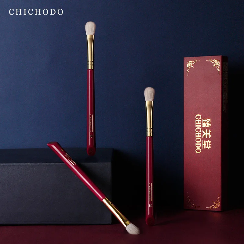 

CHICHODO Makeup Brush-Luxurious Red Rose Series-High Quality Goat Hair Eyeshadow Brush-Cosmetic Tools-Natural Hair Make up Pen