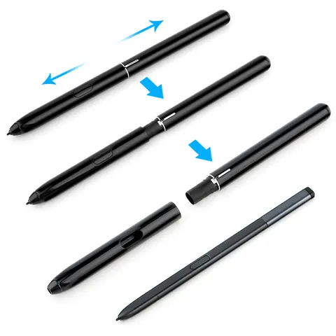 S Pen For Samsung Galaxy Tab S4 SM T830 T835 Active Stylus With Button Touch Capacitive Screen Smart Pencil Drawing White Black
