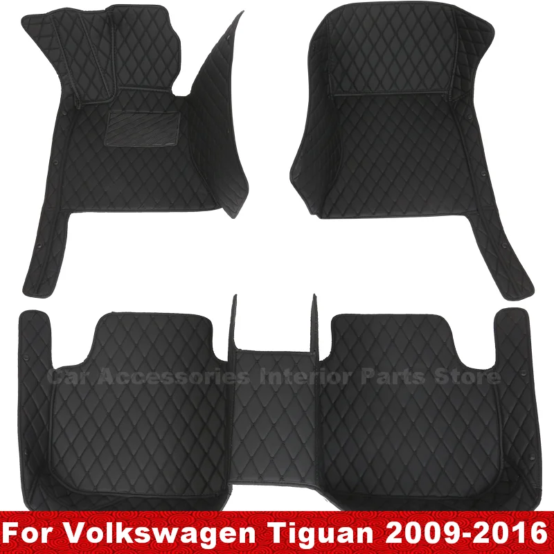 

Car Floor Mats For Volkswagen VW Tiguan 2016 2015 2014 2013 2012 2011 2010 2009 Custom Auto Foot Pads Accesorios Para Auto