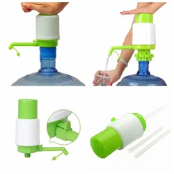 Drinking Water Pump With Hose Extensions Removable Tube Innovative Vacuum Action Drinking Water Hand Press Manual Pump Dispenser