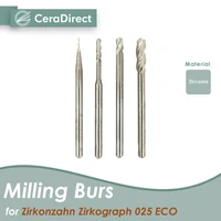 Fresas de fresado zirkondahn (Zirkograph 025 ECO) para Máquina-CADCAM (2 piezas)