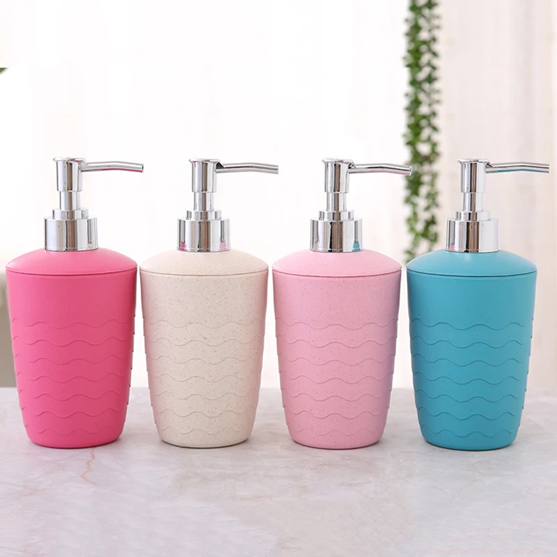 4 pz/set accessori per il bagno paglia di grano Eco-Friendly portasapone Dispenser bottiglia bagno porta spazzolino tazza