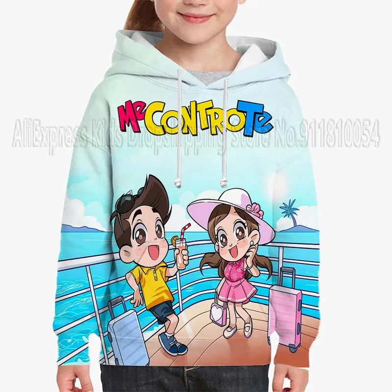 Me Contro Te 3D Print Hoodies for Girls Boys Kids Sudadera Tops Spring Autumn Children Cartoon Sweatshirts Toddler Pullovers