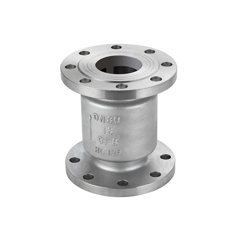 

304 Stainless Steel Vertical Flange Check Valve H42W-16P Spring Type Valve 1/2" 3/4" Inch