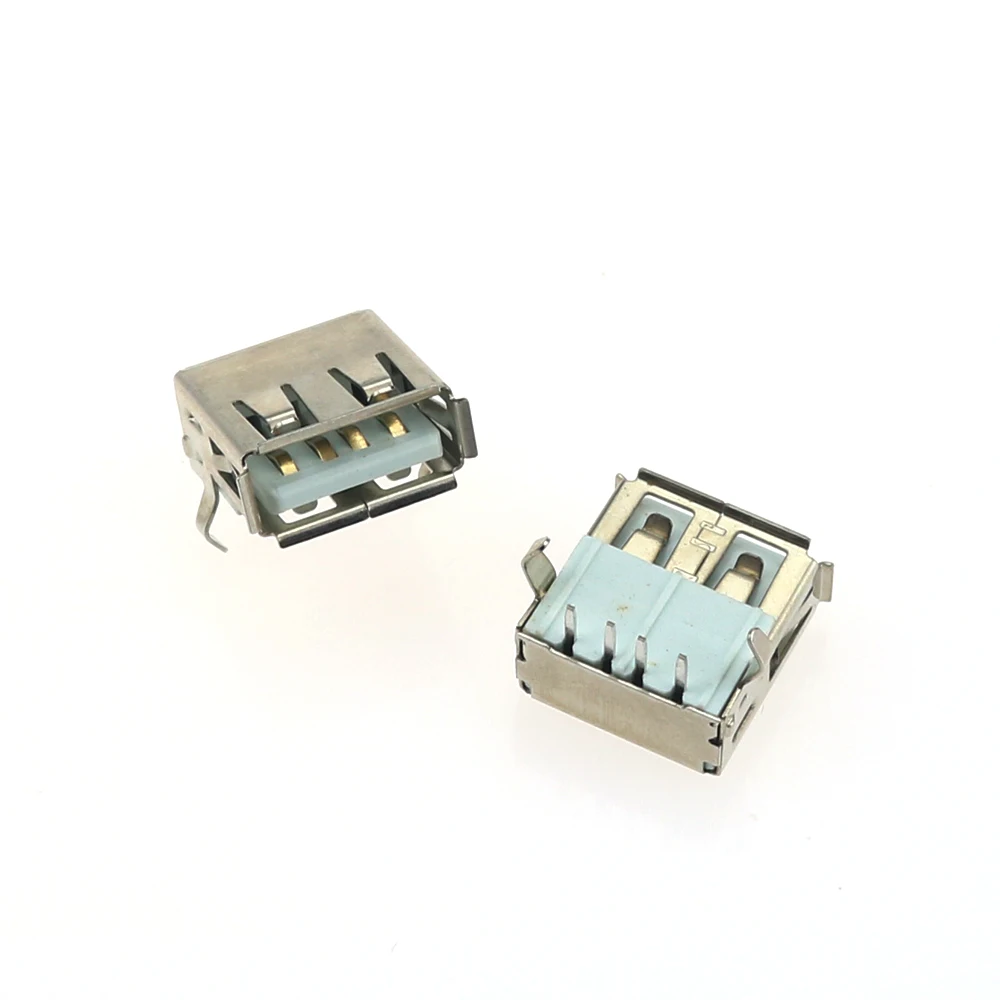 10Pcs USB Type A Standard Port Female Solder Jacks Connector PCB Socket USB-A