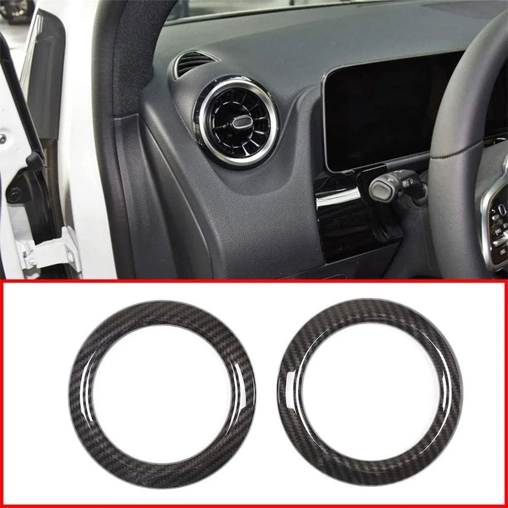 For Mercrdes-Benz W247 B Class 2020, ABS Car Interior Front Dashboard Side Air Condition AC Outlet Vent Ring Trim Cover