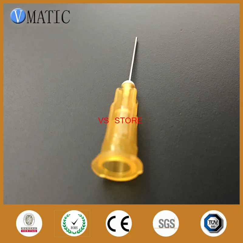 Free Shipping High Precision 25G Dispensing Needle Tip Glue Dispenser Syringe Needle Tips 1/2 Inch