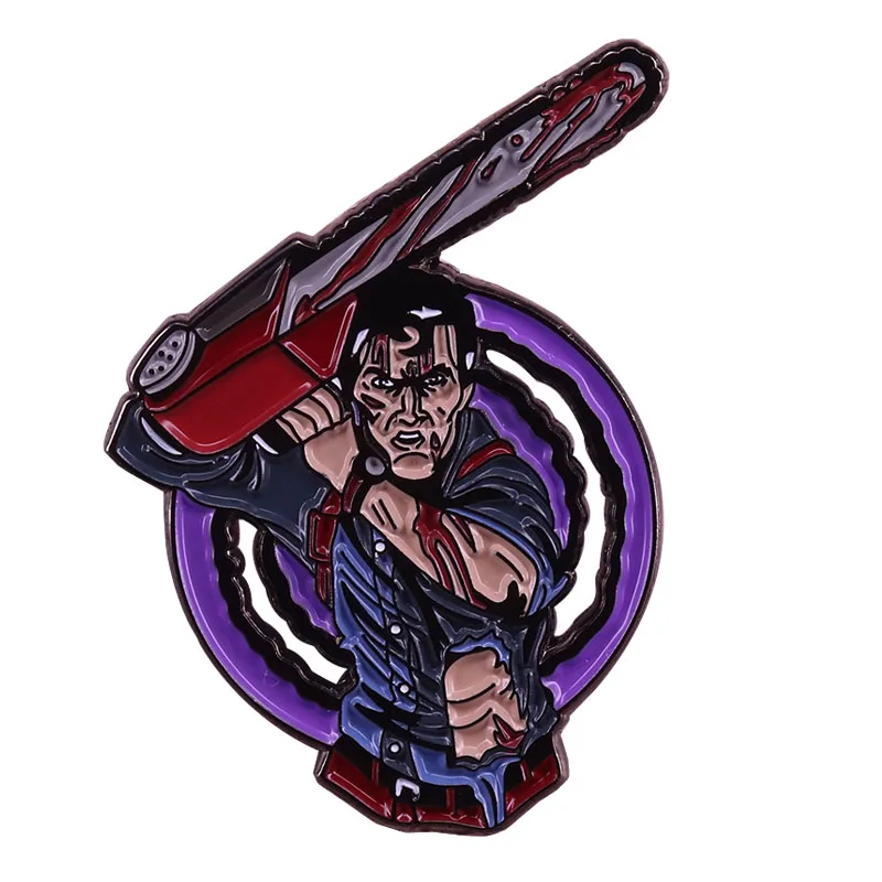 

Hero Ash with his Chainsaw Ashy enamel pin