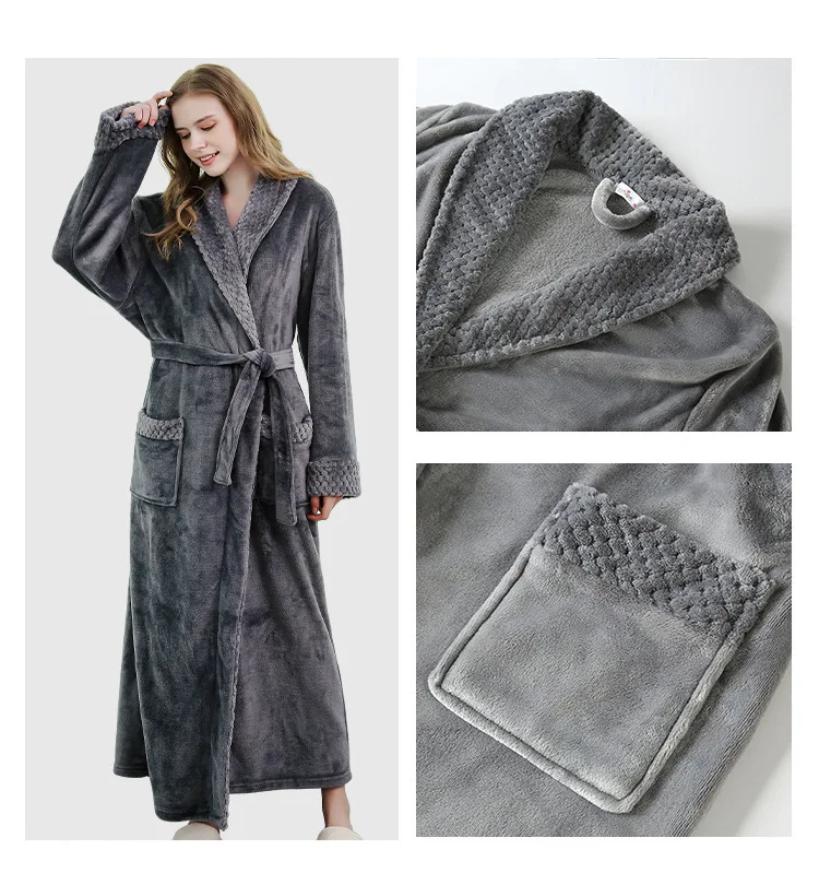Lovers Thick Warm Winter Bathrobe Soft Silky Extra Long Kimono Bath Robes Female Home Dressing Gown Women Flannel Robes Pyjamas - AliExpress 200574005 Lovers Thick Warm Winter Bathrobe Soft Silky Extra Long Kimono Bath Robes Female Home Dressing Gown Women Flannel Robes Pyjamas - AliExpress 200574005