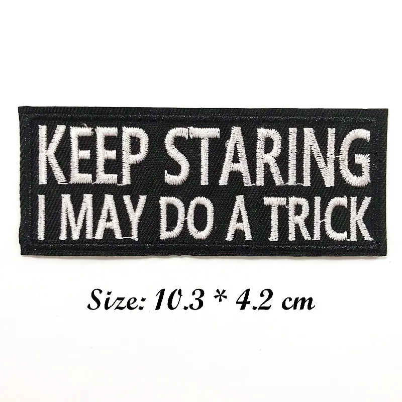 individual slogan with Various Letters Patches Iron On Embroidered Clothes Patches For Clothing Stickers Garment