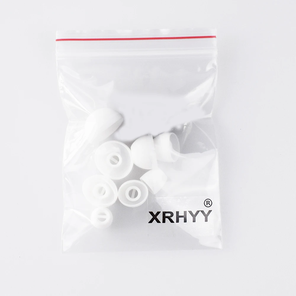 XRHYY 2 Pair Replacement Ear Adapters In-Ear Earbud Soft Silicone Ear Tip For Sennheiser Momentum HD1 Earphones-XS/S/M/L