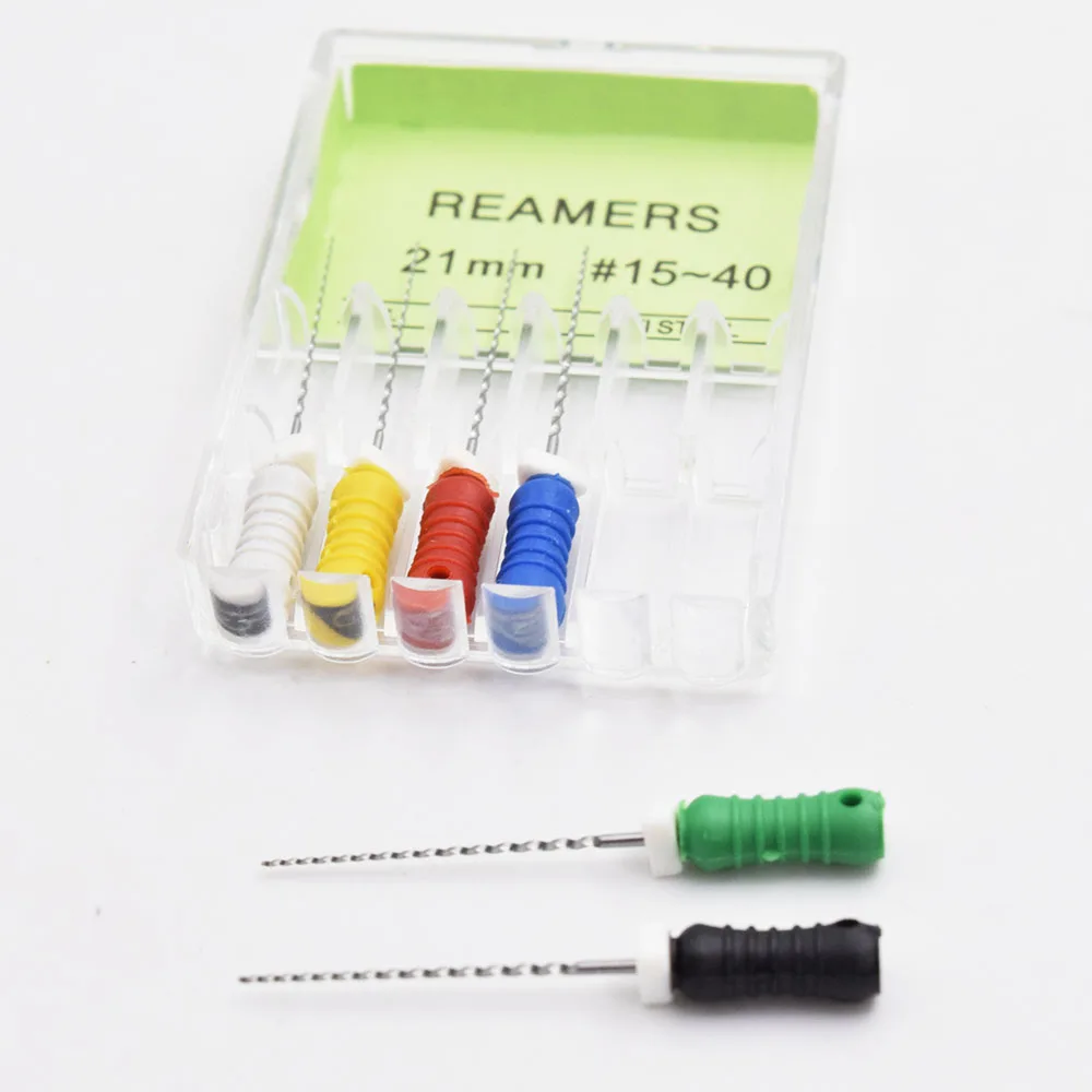 

10 коробок, развертки для стоматологической обработки, эндодонтические инструменты для ручного использования, 21/25 мм # 15-40 стоматологических инструментов, консервы для корней