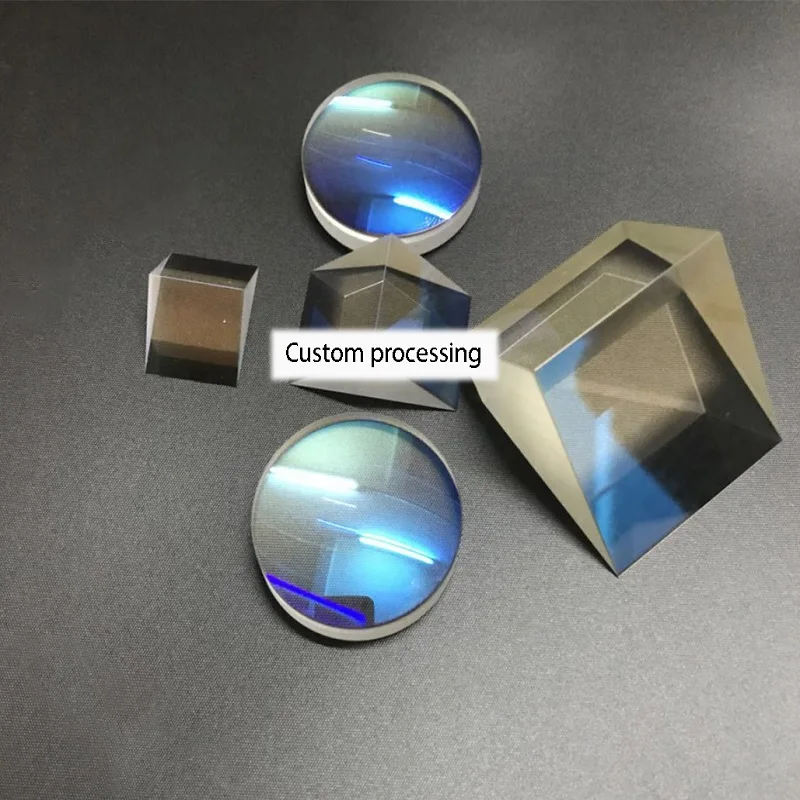 Aspheric Lens Concave-Convex Glass Lens Condenser Collimator Concave-Convex Lens Quartz Material