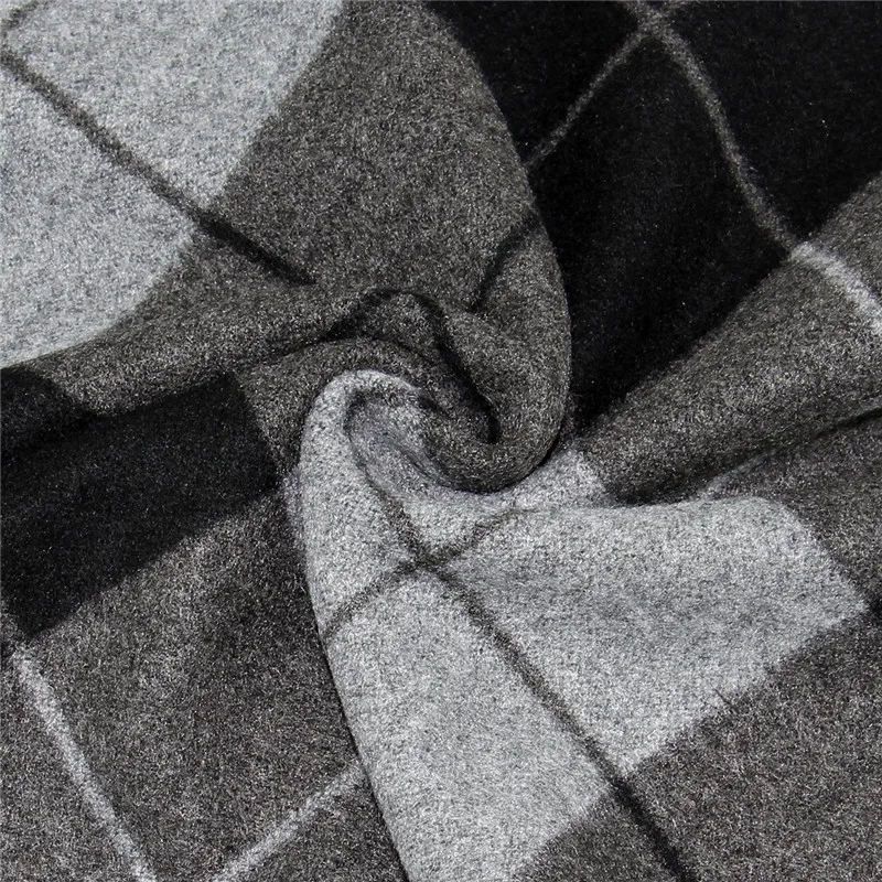 Foulard en Cachemire Chaud et Doux pour Homme, Écharpe de Marque de Luxe, Design à la Mode, Collection Automne Hiver