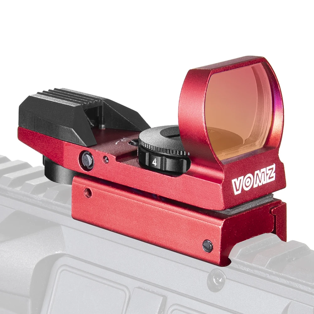حار 20 مللي متر السكك الحديدية Riflescope الصيد البصريات المجسم ريد دوت البصر منعكس 4 شبكاني التكتيكية نطاق اصطدام البصر الصيد