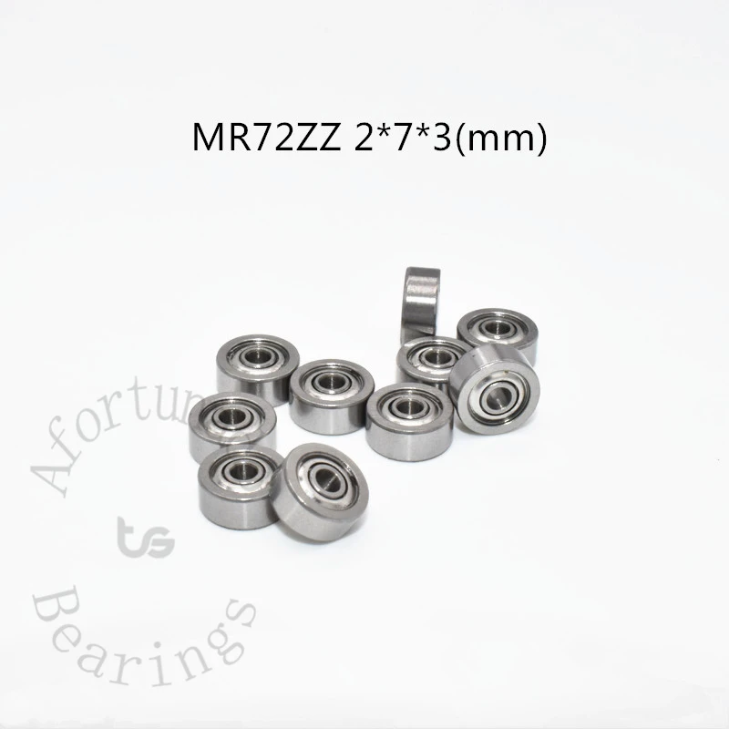 

Miniature Bearing 10pcs MR72ZZ 2*7*3(mm) free shipping chrome steel Metal sealed High speed Mechanical equipment parts