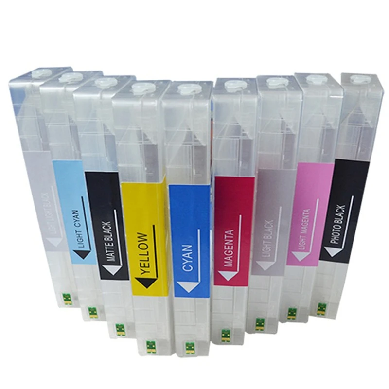 Wholesale Empty Refill Ink Cartridge With Chip 700ML For SureColor P6080 P8080 P7080 P908 Printer Integrated Cartridge Refilable