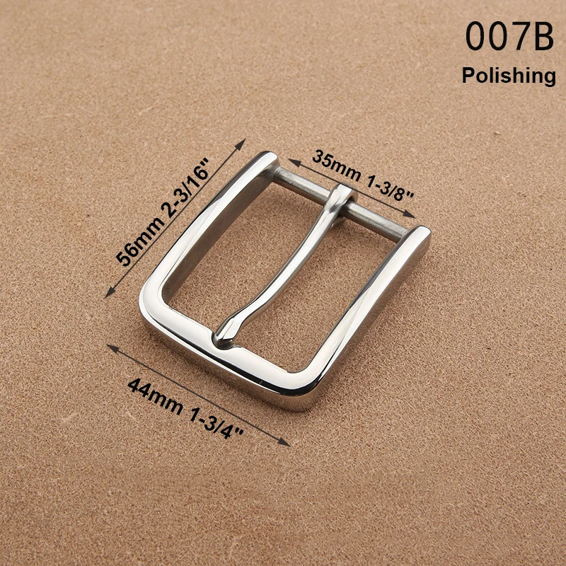 1 Stück 35mm Gürtelschnalle 304 Edelstahl Stiftschnalle Herren Taillengürtel Kopf Lederhandwerk Gürtelteile DIY Hardware Zubehör – Detail 8