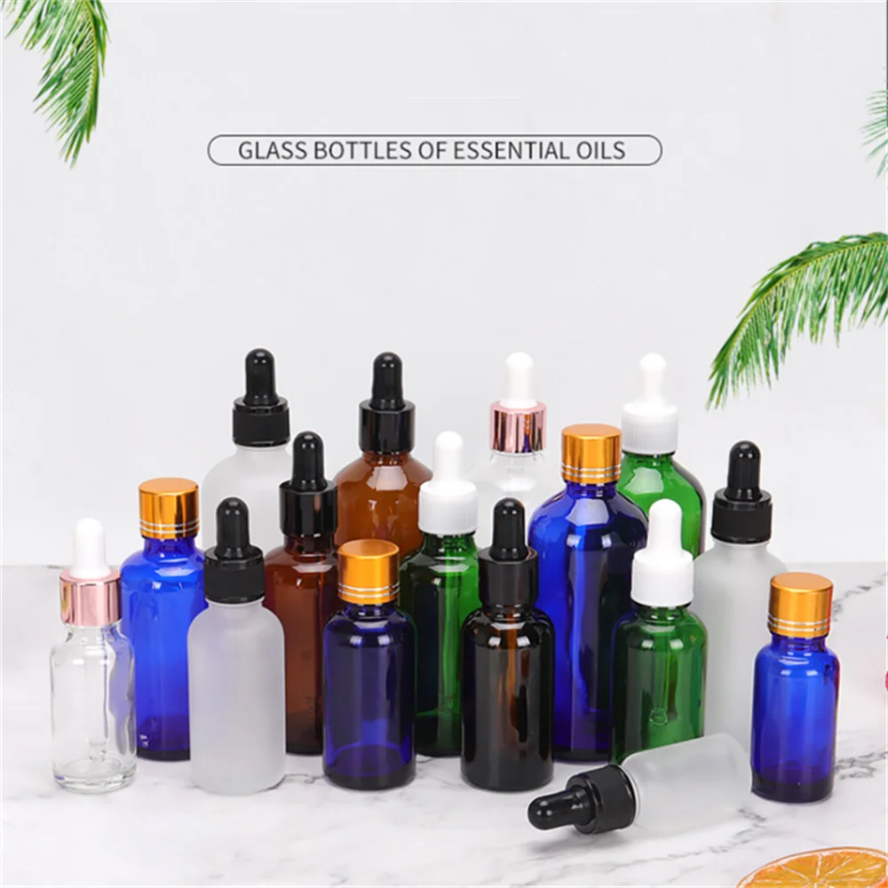 

Empty Amber Glass Spray Bottles 1oz Transparent Oil Glass Piepette Cosmetic Containers 5ml 10ml 15ml 20ml 30ml 50ml 100ml