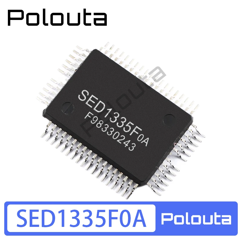 1 Pcs Polouta SED1335F0A SED1335F QFP-60 LCD Controller IC DIY Acoustic Components Kits Arduino Nano Integrated Circuit